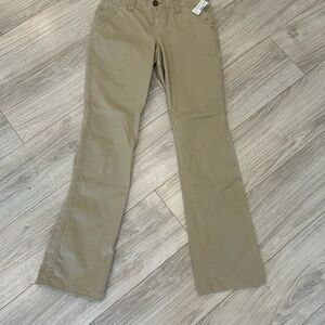 NWT Classic Tan Straight-Leg Pants
